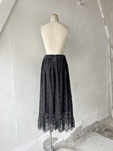 이미지를 갤러리 뷰어에 로드 , Cotton Nylon Russell Lace Mix Waist Elastic Hem Gather Frill Long PT
