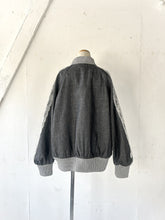 画像をギャラリービューアに読み込む, Lace Quilting Zip up Puff Sleeve Unline Blouson
