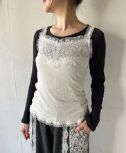 画像をギャラリービューアに読み込む, Chemical Lace &amp; Tulle Frill Tereco Camisole
