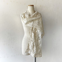将图片加载到图库查看器，Vintage inspired lace mix shawl
