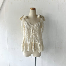 画像をギャラリービューアに読み込む, Cotton Lace Mix Bustier Camisole
