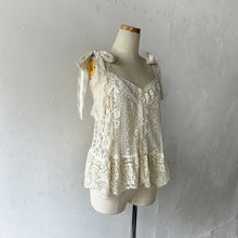 画像をギャラリービューアに読み込む, Cotton Lace Mix Bustier Camisole
