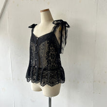 画像をギャラリービューアに読み込む, Cotton Lace Mix Bustier Camisole
