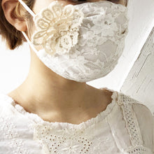将图片加载到图库查看器，Corsage Lace Mask with inner frame  #1015988
